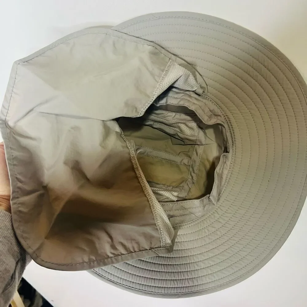 Home Prefer Polyester Safari Sunhat Flaps Gray